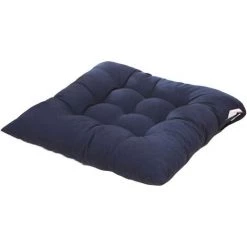 FLYME Coussins De Chaise, Galette De Chaise Coussin Décoratif Coussin Coussin De Chaise Coussins De Jardin, Polyester 40x40 Cm (Navy) -banc et tabouret Soldes Boutique 60493545 4