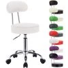 NOVA Tabouret Pivotant De Chaise De Bureau Avec Dossier élevé En Différentes Couleurs Couleur : BLANCHE -banc et tabouret Soldes Boutique 60805951 1