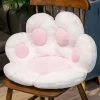 MACARON Coussin De Siège De Patte De Chat, Coussin De Chaise Portable Pour Canapé Chaise De Bureau En Peluche Paresseux Conçu Pour La Maison, Chaude Et Douce Soulage Les Douleurs (Blanc，70 * 60cm) LO-Ron -banc et tabouret Soldes Boutique 60885607 1