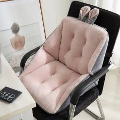 Fei Yu Dessin Animé Court Peluche Chaise De Bureau Housses Canapé Siège Coussin Super Doux Rembourré Coussin D'assise Maison Ordinateur Chaise Matelas