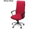 Kueatily 5 Couleurs élastique Chaise De Bureau Housse Chaise De Jeu Lavable Chaise Pivotante M / L Taille Protecteur De Chaise Pour Chaise D'ordinateur Avec Côté