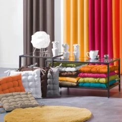 1001KDO POUR LA MAISON Coussin De Chaise Assise Matelassé 40 X 40 Cm Gris -banc et tabouret Soldes Boutique 60952129 3