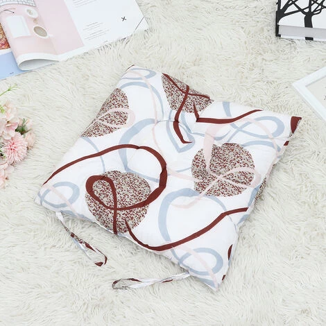 QERSTA Coussin De Chaise De 16 Po Coussin De Chaise Carré Avec élingue Chaise De Salle à Manger De Bureau De Cuisine Douce 7 QERSTA Coussin De Chaise De 16 Po Coussin De Chaise Carré Avec élingue Chaise De Salle à Manger De Bureau De Cuisine Douce – Image 5