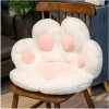 EINEMGELD Joli Coussin, Canapé Paresseux Canapé Paresseux Griffe De Chat, Coussin De Chaise De Bureau, Tapis De Sol, Coussin De Chaise De Bureau Griffe D'ours, Convient Pour Salle à Manger, Chambre, Chaise De Bureau Ou Canapé (blanc)