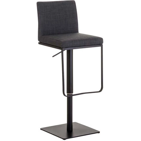 NOVA Tabouret De Tissu En Tissu Tabouret Pivotant Haut Chaise De Déjeuner Réglable Diverses Couleurs Couleur : Gris Foncé 3 NOVA Tabouret De Tissu En Tissu Tabouret Pivotant Haut Chaise De Déjeuner Réglable Diverses Couleurs Couleur : Gris Foncé