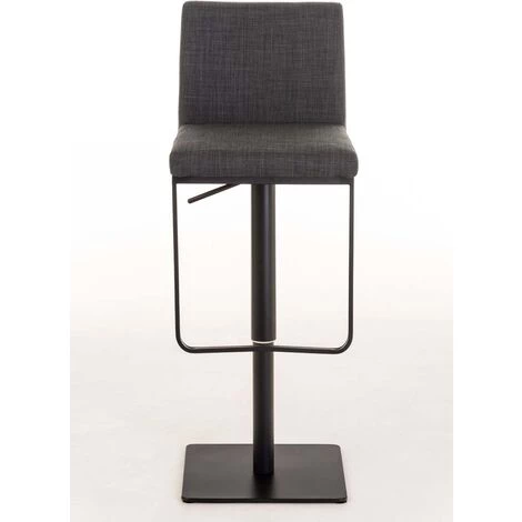 NOVA Tabouret De Tissu En Tissu Tabouret Pivotant Haut Chaise De Déjeuner Réglable Diverses Couleurs Couleur : Gris Foncé 4 NOVA Tabouret De Tissu En Tissu Tabouret Pivotant Haut Chaise De Déjeuner Réglable Diverses Couleurs Couleur : Gris Foncé – Image 2