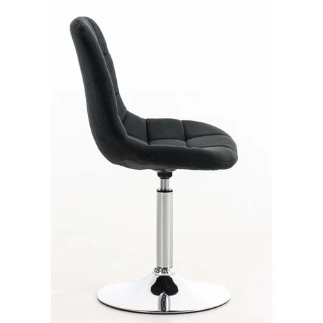 NOVA Chaise Longue Dans La Salle De Tabouret De Tissu Salle à Manger Rembourrée Dans Différentes Couleurs Couleur : Noir 4 NOVA Chaise Longue Dans La Salle De Tabouret De Tissu Salle à Manger Rembourrée Dans Différentes Couleurs Couleur : Noir – Image 2