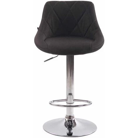NOVA Cuisine De Bar à Tabouret En Tissu Pivotant Réglable Avec Des Repousses De Pied De Différentes Couleurs Couleur : Gris Foncé 3 NOVA Cuisine De Bar à Tabouret En Tissu Pivotant Réglable Avec Des Repousses De Pied De Différentes Couleurs Couleur : Gris Foncé