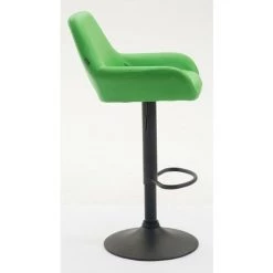 NOVA Ensemble De 2 Selles PCS En Cuir écologique Avec Dos Et Accoudoirs Pivotants Différentes Couleurs Couleur : Vert -banc et tabouret Soldes Boutique 61090706 3