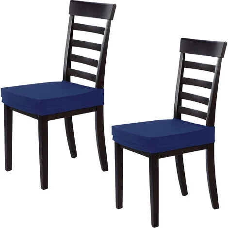 WELLHOME Ensemble De 2 Couvertures De Chaise Sans Sauvegarde Anti-alba Bleue 3 WELLHOME Ensemble De 2 Couvertures De Chaise Sans Sauvegarde Anti-alba Bleue