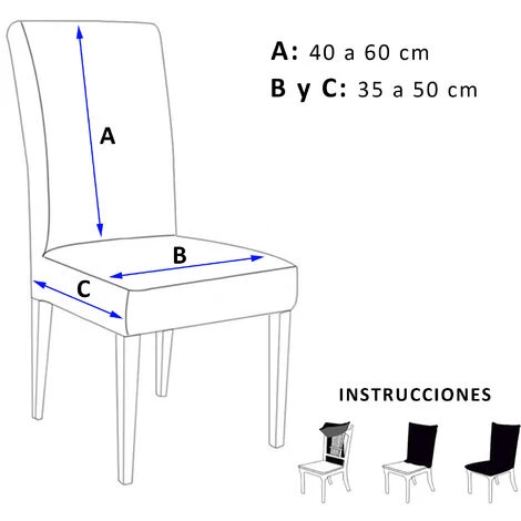 WELLHOME 2 Couvercles De Chaise Ensemble Avec Un Dossier Anti-réprimande Alba Crème 5 WELLHOME 2 Couvercles De Chaise Ensemble Avec Un Dossier Anti-réprimande Alba Crème – Image 3