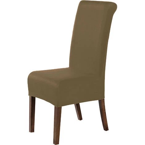 WELLHOME 2 Couvercles De Chaise Ensemble Avec Un Dossier Anti-réprimande Alba Crème 6 WELLHOME 2 Couvercles De Chaise Ensemble Avec Un Dossier Anti-réprimande Alba Crème – Image 4