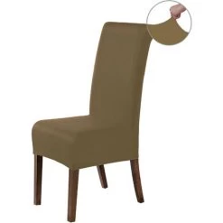 WELLHOME 2 Couvercles De Chaise Ensemble Avec Un Dossier Anti-réprimande Alba Crème 11 WELLHOME 2 Couvercles De Chaise Ensemble Avec Un Dossier Anti-réprimande Alba Crème -banc et tabouret Soldes Boutique 61258883 5