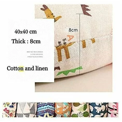 SINCèREETALI Coussin De Chaise, Coussin Rond En Tatami Respirant Pour Salle à Manger/bureau/canapé (triangle Gris, 40 Cm, Lot De 2) 7 SINCèREETALI Coussin De Chaise, Coussin Rond En Tatami Respirant Pour Salle à Manger/bureau/canapé (triangle Gris, 40 Cm, Lot De 2) – Image 5