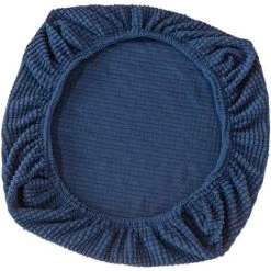 MINKUROW Housses De Siège Chaise Amovibles Extensible Pour Chaises De Bureau Housses De Siège De Chaise De Salle à Manger Décoration De Mariage (Bleu) -banc et tabouret Soldes Boutique 63291813 2