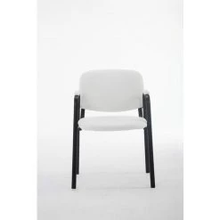 NOVA Eco Visitor Chair Leather Chair Conference Classic Style Différentes Couleurs Couleur : Blanc -banc et tabouret Soldes Boutique 63490991 2