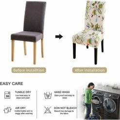 Dontodent 4 Pièces Stretch Housse De Chaise De Salle à Manger Housse De Chaise Imprimée Universelle Housse De Chaise Antidérapante Pour Maison Hôtel Restaurant Décor Fleur 10 Dontodent 4 Pièces Stretch Housse De Chaise De Salle à Manger Housse De Chaise Imprimée Universelle Housse De Chaise Antidérapante Pour Maison Hôtel Restaurant Décor Fleur -banc et tabouret Soldes Boutique 63740176 4