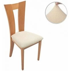 CLEGGFR 6 Pièces Housses De Siège De Chaise En Jacquard Extensible, Housses De Coussin De Siège De Chaise De Salle à Manger Anti-poussière Lavables Amovibles 8 CLEGGFR 6 Pièces Housses De Siège De Chaise En Jacquard Extensible, Housses De Coussin De Siège De Chaise De Salle à Manger Anti-poussière Lavables Amovibles -banc et tabouret Soldes Boutique 63823113 2