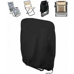 FOZIY Housse De Chaise Longue De Jardin, Imperméable, Coupe-vent, Résistante Aux UV ，Fonepro -banc et tabouret Soldes Boutique 63840918 2