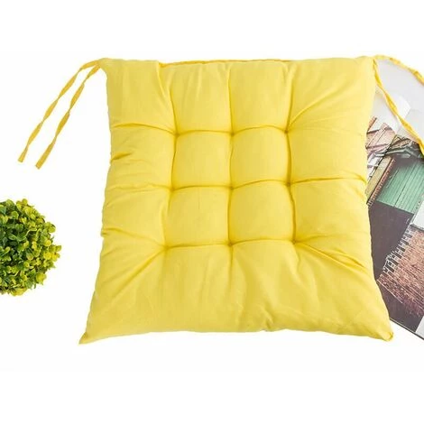 GroupM Jaune Maïs 40*40㎝ Canapé étudiant Coussin épaissi Salle à Manger Coussin De Chaise 3 GroupM Jaune Maïs 40*40㎝ Canapé étudiant Coussin épaissi Salle à Manger Coussin De Chaise