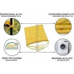 GroupM Jaune Maïs 40*40㎝ Canapé étudiant Coussin épaissi Salle à Manger Coussin De Chaise 8 GroupM Jaune Maïs 40*40㎝ Canapé étudiant Coussin épaissi Salle à Manger Coussin De Chaise -banc et tabouret Soldes Boutique 63894255 2