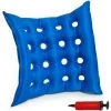 PERLE RARE Matelas Médical Gonflable En PVC Coussin Mobilité Gonflable Anti-escarres Tapis De Siège Pour Une Utilisation Assise Prolongée Pour Chaise Roulante Avec Pompe Gratuite 40 X 40 Cm Bleu