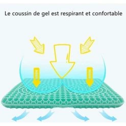 PERLE RARE Coussin De Siège En Gel Coussin Anti Escarres Coussin De Siège Avec Housse Antidérapante - La Housse De Siège Anti- Pression Pour Fauteuils Roulants / Sièges D'auto / Chaises De Bureau 43 X 37 X 4 Cm 11 PERLE RARE Coussin De Siège En Gel Coussin Anti Escarres Coussin De Siège Avec Housse Antidérapante - La Housse De Siège Anti- Pression Pour Fauteuils Roulants / Sièges D'auto / Chaises De Bureau 43 X 37 X 4 Cm -banc et tabouret Soldes Boutique 63958782 5