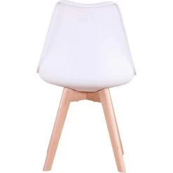 LEISEN Chaise Salle A Manger, Lot De 4 Chaises, Chaise Scandinave Avec Pieds En Bois De Hêtre, Pour Salle à Manger, Cuisine, Salon, Chambre, Bureau (Jaune) 9 LEISEN Chaise Salle A Manger, Lot De 4 Chaises, Chaise Scandinave Avec Pieds En Bois De Hêtre, Pour Salle à Manger, Cuisine, Salon, Chambre, Bureau (Jaune) -banc et tabouret Soldes Boutique 64074155 4