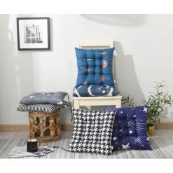 CARILLONSàVENT Lot De 4 Coussins De Siège Rembourrés Pour Chaises De Jardin, De Terrasse, De Cuisine Et De Bureau Violet 40*40cm Carivent -banc et tabouret Soldes Boutique 64139465 4