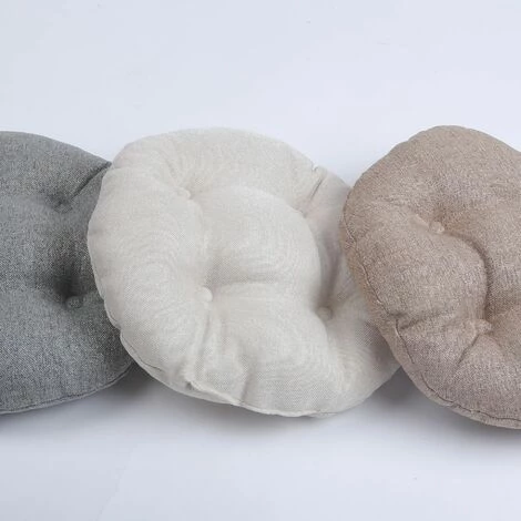 CARILLONSàVENT Rond Coussin De Chaise Galette De Chaise Pour Maison Bureau Jardin Coussin Decoratif Pour Terrasse Tatami Siège Intérieur Extérieur Café ,30 * 30cm(Couleur Café) Carivent 5 CARILLONSàVENT Rond Coussin De Chaise Galette De Chaise Pour Maison Bureau Jardin Coussin Decoratif Pour Terrasse Tatami Siège Intérieur Extérieur Café ,30 * 30cm(Couleur Café) Carivent – Image 3