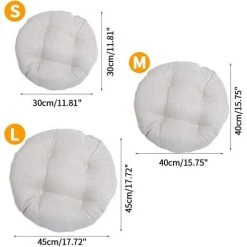 CARILLONSàVENT Rond Coussin De Chaise Galette De Chaise Pour Maison Bureau Jardin Coussin Decoratif Pour Terrasse Tatami Siège Intérieur Extérieur Café ,30 * 30cm(Couleur Café) Carivent 10 CARILLONSàVENT Rond Coussin De Chaise Galette De Chaise Pour Maison Bureau Jardin Coussin Decoratif Pour Terrasse Tatami Siège Intérieur Extérieur Café ,30 * 30cm(Couleur Café) Carivent -banc et tabouret Soldes Boutique 64142212 4