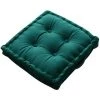 CARILLONSàVENT Coussins D'assise Coussins De Chaise 45x45x12cm Pour Intérieur Et Extérieur En 100% Coton Rembourrage épais Matelassé / Coussins De Sol (vert) Carivent