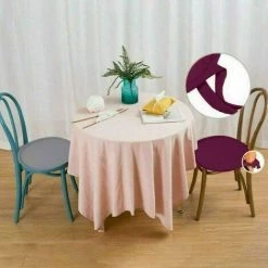 REGALOS Chaises Rondes Simples Coussins De Siège Avec Sangles Cravate Sur Chaise Jardin D'intérieur (gris, 30 Cm) -banc et tabouret Soldes Boutique 64143942 4