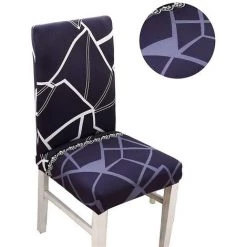 BF Housse De Chaise Housse élastique Universelle Housse Amovible Housse De Protection (Cube D'eau) -banc et tabouret Soldes Boutique 64387129 2