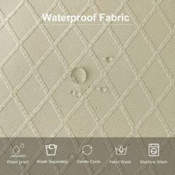 ILOVEMILAN 4pcs Housses De Chaise De Salle à Manger Paquet De Siège Imperméable Housses De Chaise Housses De Chaise De Cuisine - Housses De Tabouret Imperméables Lingge - Housses De Chaise Imperméables Housses Anti-poussière Ménagères - Housses Sans Couture à Haute -banc et tabouret Soldes Boutique 64519321 5