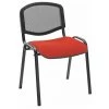 SANS MARQUE Chaise De Conférence Rouge - Dossier Maille - Maxiburo - Rouge -banc et tabouret Soldes Boutique 64524865 1