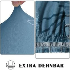 MINKUROW 4 Pièces Housses De Chaise Housse De Chaise Extensible Housse De Chaise élastique Moderne Décoration Housse De Chaise Pour Ajustement Universel (Pinellia) -banc et tabouret Soldes Boutique 64680829 3