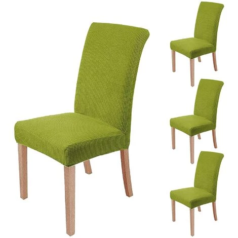 MINKUROW Housses De Chaise Stretch Lot De 4 Housses De Chaise Amovibles Et Lavables Pour Salle à Manger Moderne Élastique Protecteur De Chaise Décoration Pour Bureau Banquets Fête De Mariage (Vert Avocat) 3 MINKUROW Housses De Chaise Stretch Lot De 4 Housses De Chaise Amovibles Et Lavables Pour Salle à Manger Moderne Élastique Protecteur De Chaise Décoration Pour Bureau Banquets Fête De Mariage (Vert Avocat)