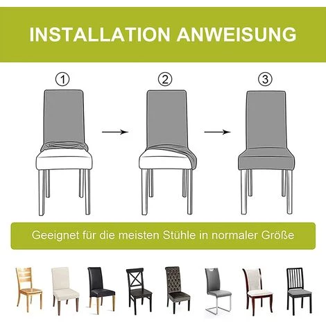 MINKUROW Housses De Chaise Stretch Lot De 4 Housses De Chaise Amovibles Et Lavables Pour Salle à Manger Moderne Élastique Protecteur De Chaise Décoration Pour Bureau Banquets Fête De Mariage (Vert Avocat) 6 MINKUROW Housses De Chaise Stretch Lot De 4 Housses De Chaise Amovibles Et Lavables Pour Salle à Manger Moderne Élastique Protecteur De Chaise Décoration Pour Bureau Banquets Fête De Mariage (Vert Avocat) – Image 4