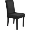 MINKUROW Housse De Chaise Lot De 1 42-53 Cm Gris Foncé Housse De Chaise Lavable En Machine Housse De Chaise Housse De Chaise Stretch (Noir) -banc et tabouret Soldes Boutique 64682383 1