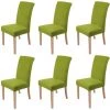 MINKUROW Housses De Chaise Stretch Lot De 6 Housses De Chaise Amovibles Et Lavables Pour Salle à Manger Moderne Élastique Chaise Protecteur Décoration Pour Bureau Banquets Fête De Mariage (Vert Avocat) 1 MINKUROW Housses De Chaise Stretch Lot De 6 Housses De Chaise Amovibles Et Lavables Pour Salle à Manger Moderne Élastique Chaise Protecteur Décoration Pour Bureau Banquets Fête De Mariage (Vert Avocat) -banc et tabouret Soldes Boutique 64682566 1