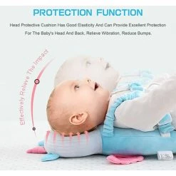 PREMIER éLOGE Coussin De Protection De Tête De Bébé, Doux Respirant Réglable Protection De Tête De Bébé, Protection De La Tête De Ssoutien, Pour Les Enfants De 4 à 24 Mois,Dragon -banc et tabouret Soldes Boutique 64704217 5