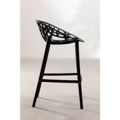 Lot De 4 Tabourets Hauts Ores SKLUM Polypropylène - Noir ↑65 Cm -banc et tabouret Soldes Boutique 64909872 3