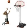 DYHF Panier De Basket Sur Pied Mobile Avec Roues - Hauteur Réglable De 155 à 245 Cm - Rouge-blanc -banc et tabouret Soldes Boutique 64934951 1