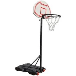 DYHF Panier De Basket Sur Pied Mobile Avec Roues - Hauteur Réglable De 155 à 245 Cm - Rouge-blanc 8 DYHF Panier De Basket Sur Pied Mobile Avec Roues - Hauteur Réglable De 155 à 245 Cm - Rouge-blanc -banc et tabouret Soldes Boutique 64934951 2