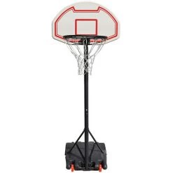 DYHF Panier De Basket Sur Pied Mobile Avec Roues - Hauteur Réglable De 155 à 245 Cm - Rouge-blanc 9 DYHF Panier De Basket Sur Pied Mobile Avec Roues - Hauteur Réglable De 155 à 245 Cm - Rouge-blanc -banc et tabouret Soldes Boutique 64934951 3