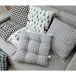 Lot De 1 Coussin De Chaise Avec Dossier Coussins De Siège De Chaise Pour Chaises De Cuisine, Jardin, Salle à Manger - Pas De Chaise 40cm*40cm (B) 56Vingt -banc et tabouret Soldes Boutique 64937667 3