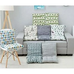 Lot De 1 Coussin De Chaise Avec Dossier Coussins De Siège De Chaise Pour Chaises De Cuisine, Jardin, Salle à Manger - Pas De Chaise 40cm*40cm (B) 56Vingt -banc et tabouret Soldes Boutique 64937667 4