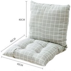 Lot De 1 Coussin De Chaise Avec Dossier Coussins De Siège De Chaise Pour Chaises De Cuisine, Jardin, Salle à Manger - Pas De Chaise 40cm*40cm (B) 56Vingt -banc et tabouret Soldes Boutique 64937667 5