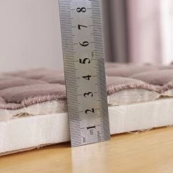 LITZEE 2 Packs Petits Coussins De Tabouret Antidérapants Ronds Siège Cuisine & Salle à Manger Ronde Tabouret Haut Tabouret Coussins De Chaise Éponge Coussin De Siège Ferme Avec Attach(bleu) -banc et tabouret Soldes Boutique 65109733 3